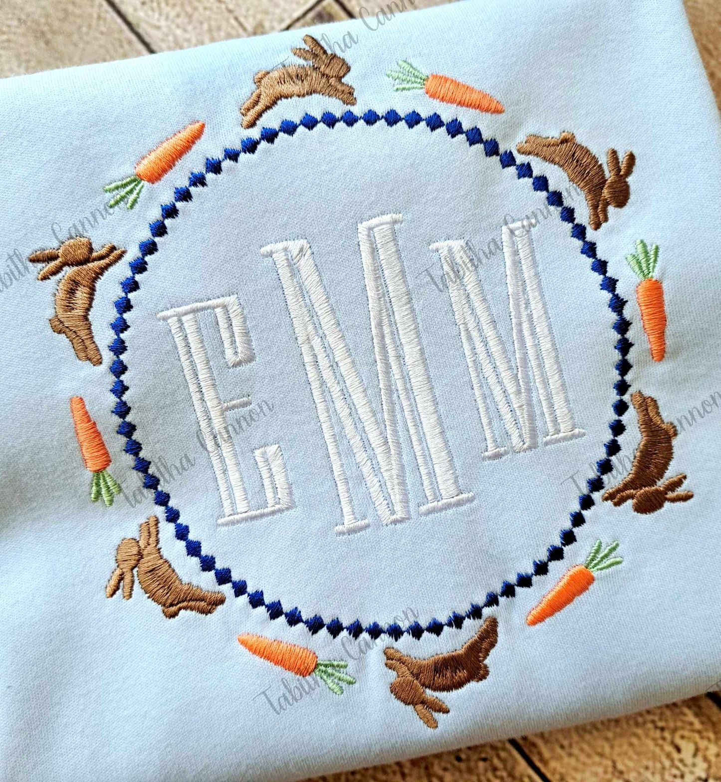 Bunny Carrot Monogram Shirt