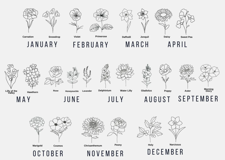 Birth Flower Sweatshirt