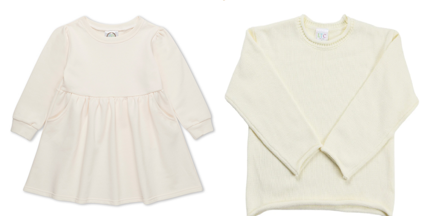 Floral Turkey Rollneck Sweater or Sweater Dress