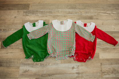 Monogrammed Holly Bishop Dress/Bubble