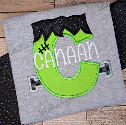 Frankie Letter shirt (glow in the dark thread)