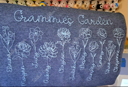 Birth Flower Sweatshirt