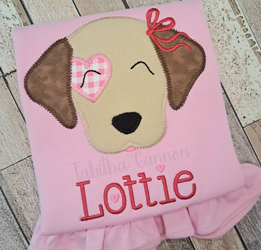 Girl Puppy Shirt