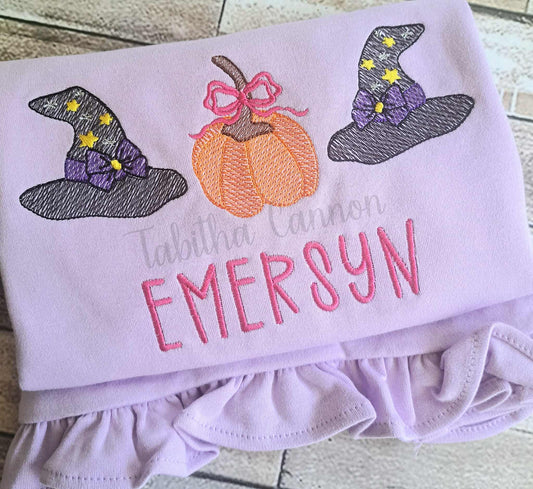 Witch hats and Pumpkin Shirt