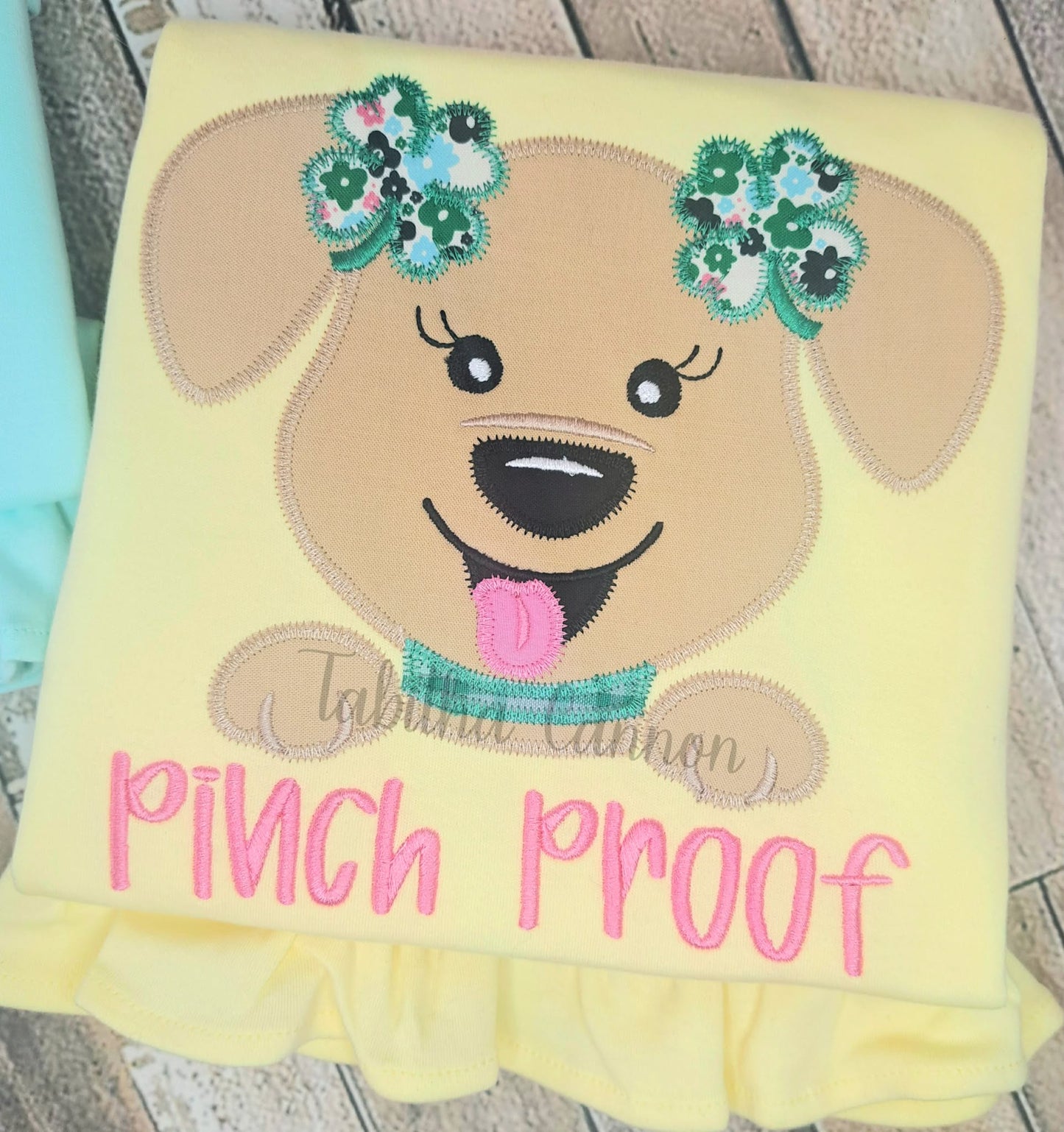 Clover Girl Puppy Shirt