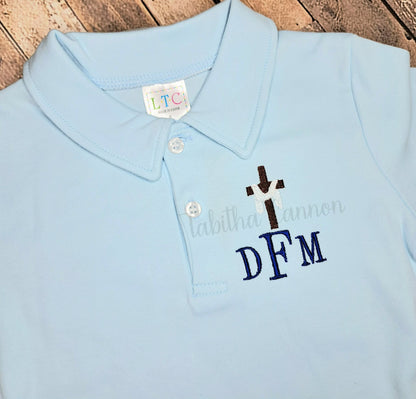 Monogram Cross Polo shirt