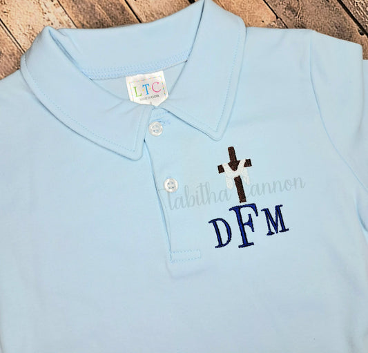 Monogram Cross Polo shirt