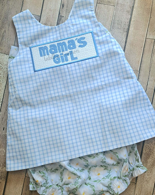 Mama's Girl Bow Back Set