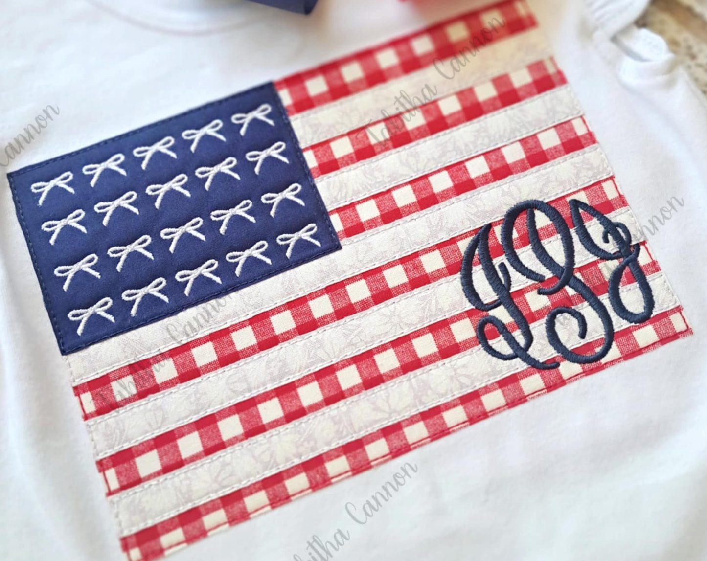 Monogram Flag Tee (Youth & adult sizes)