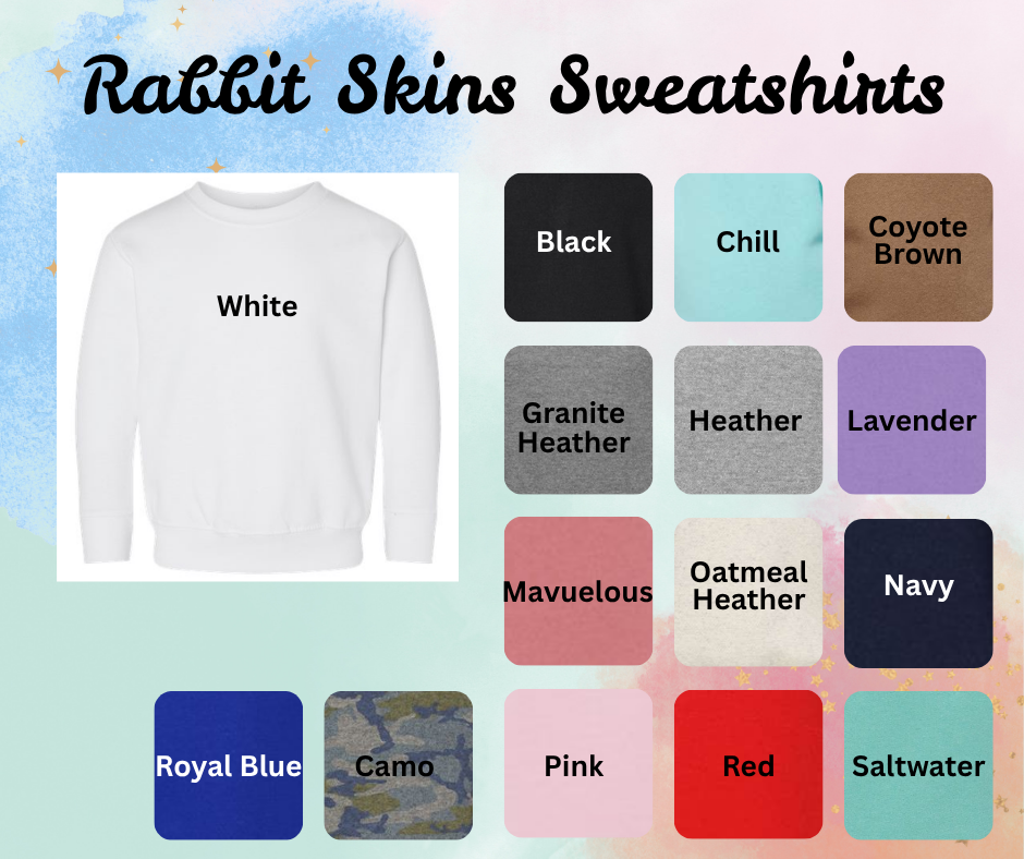 Custom Rabbit Skins Sweatshirts