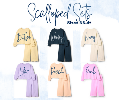 Personalized Scalloped Set