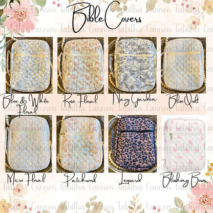 Monogrammed Bible Carrier