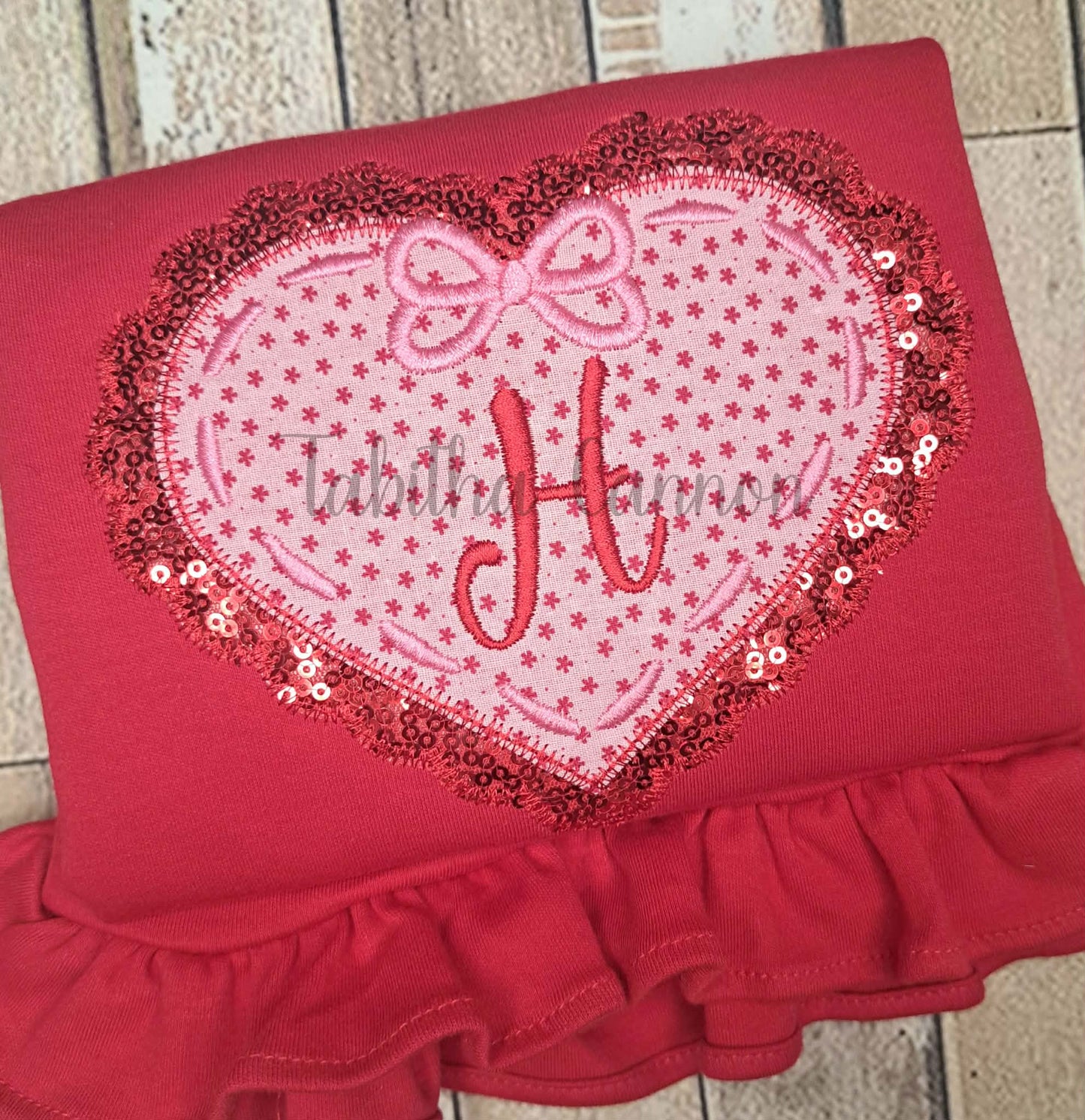 Sequins Heart shirt