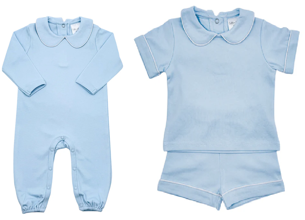 Boy Bunny Trio romper/set