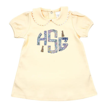 Scalloped monogram Bunny Dress