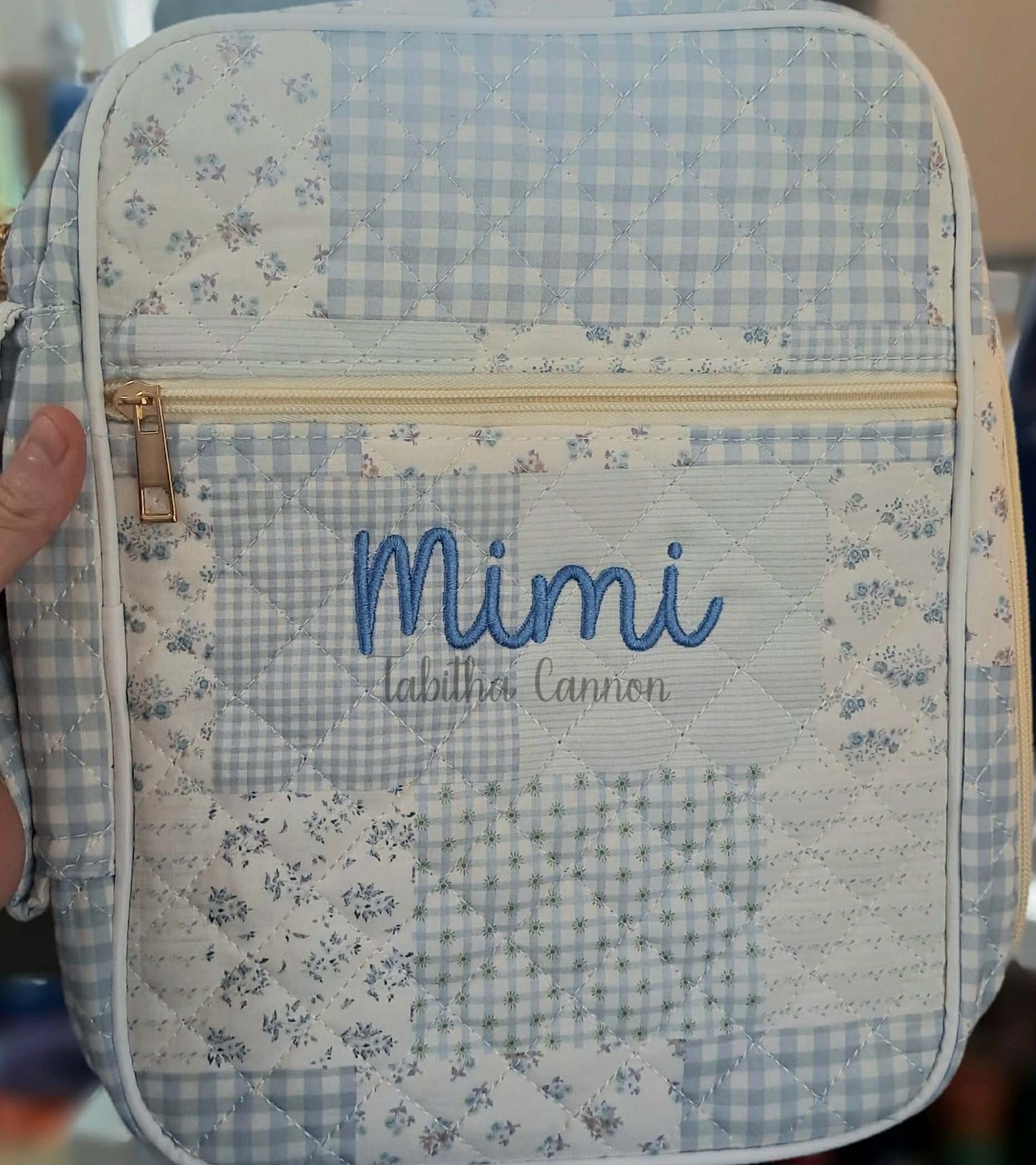 Monogrammed Bible Carrier