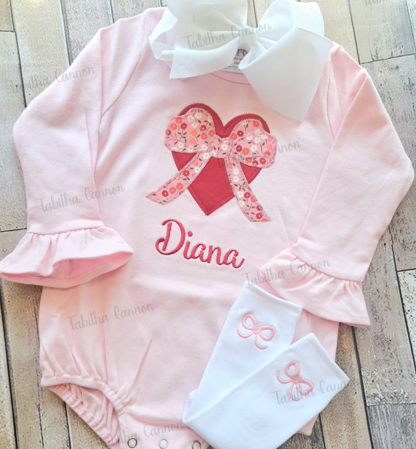 Heart with Bow Bubble