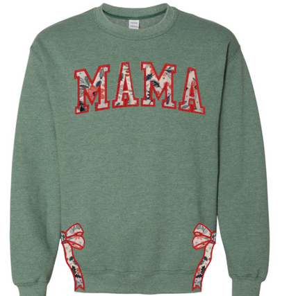 Arched Name Sweatshirts with side bow