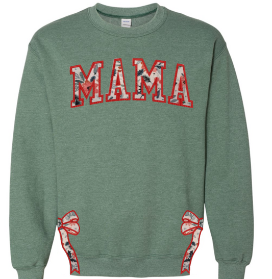 Arched Name Sweatshirts with side bow