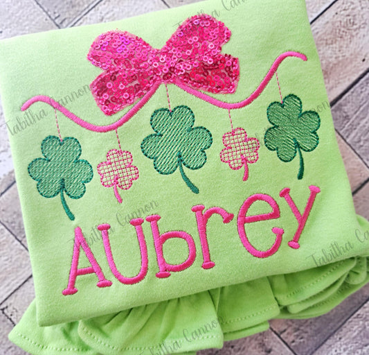 Sequins Bow Cover Shirt