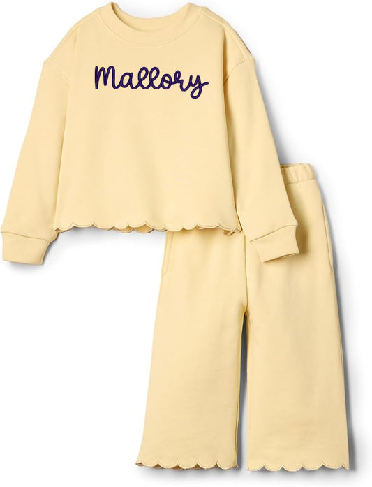 Personalized Scalloped Set