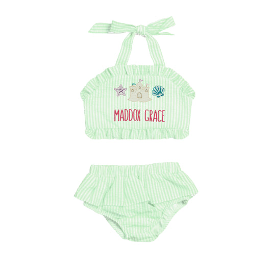 Two-Piece No Lace Swimsuits (sizes 6m-8)